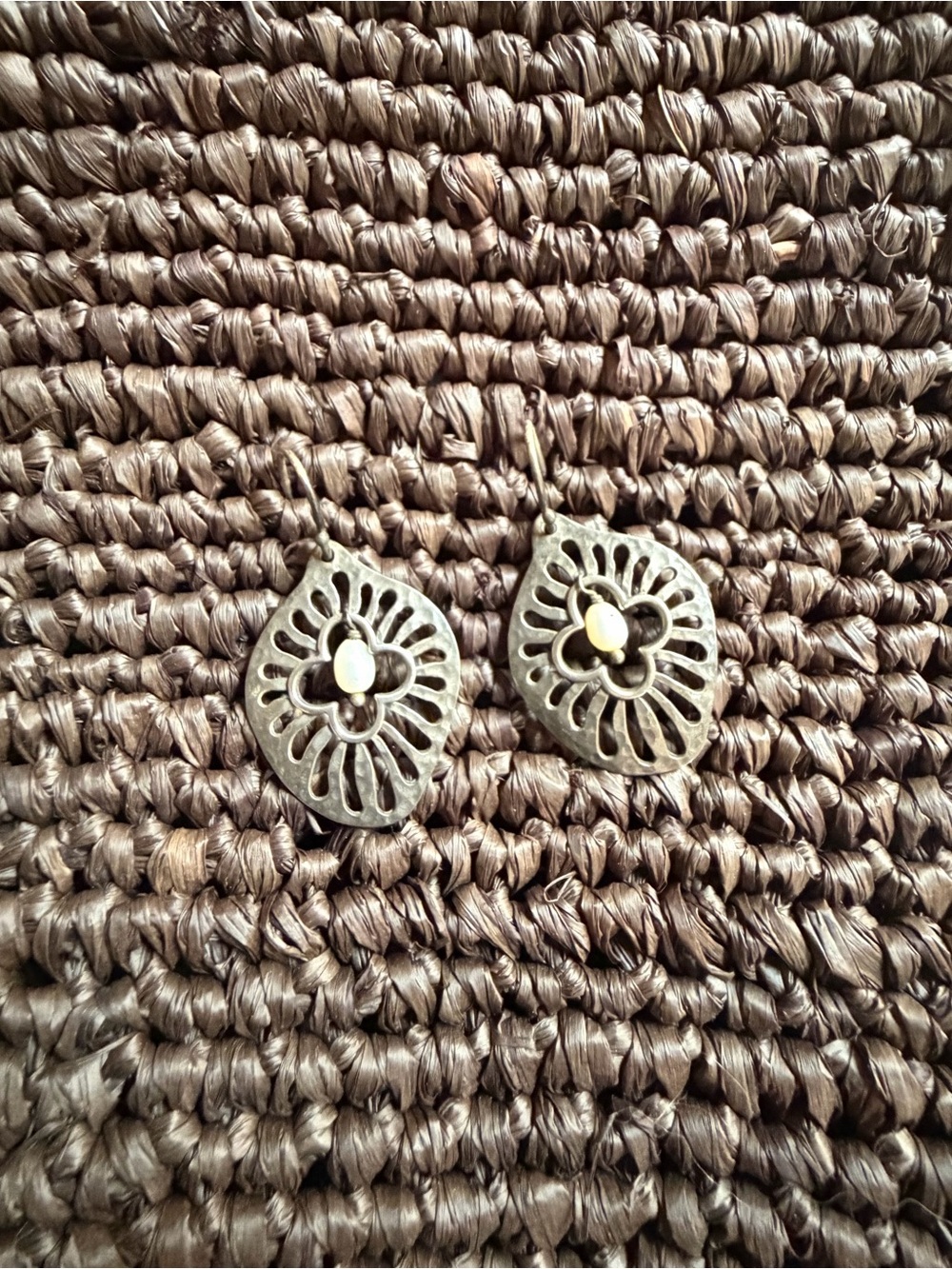 Silpada Sterling Silver and Freshwater Pearl earrings